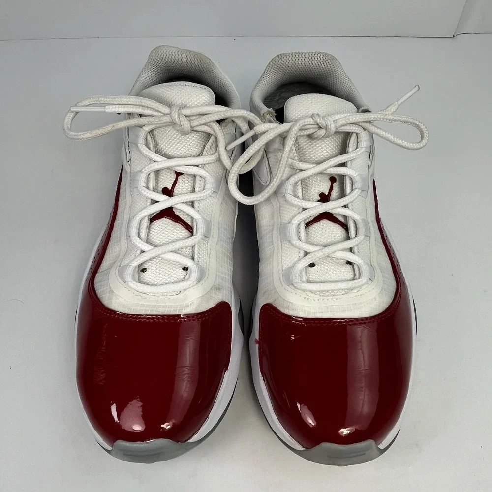 Nike Mens Air Jordan 11 CMFT Low DN4180-116 White Red Sneaker Shoes Size 9.5